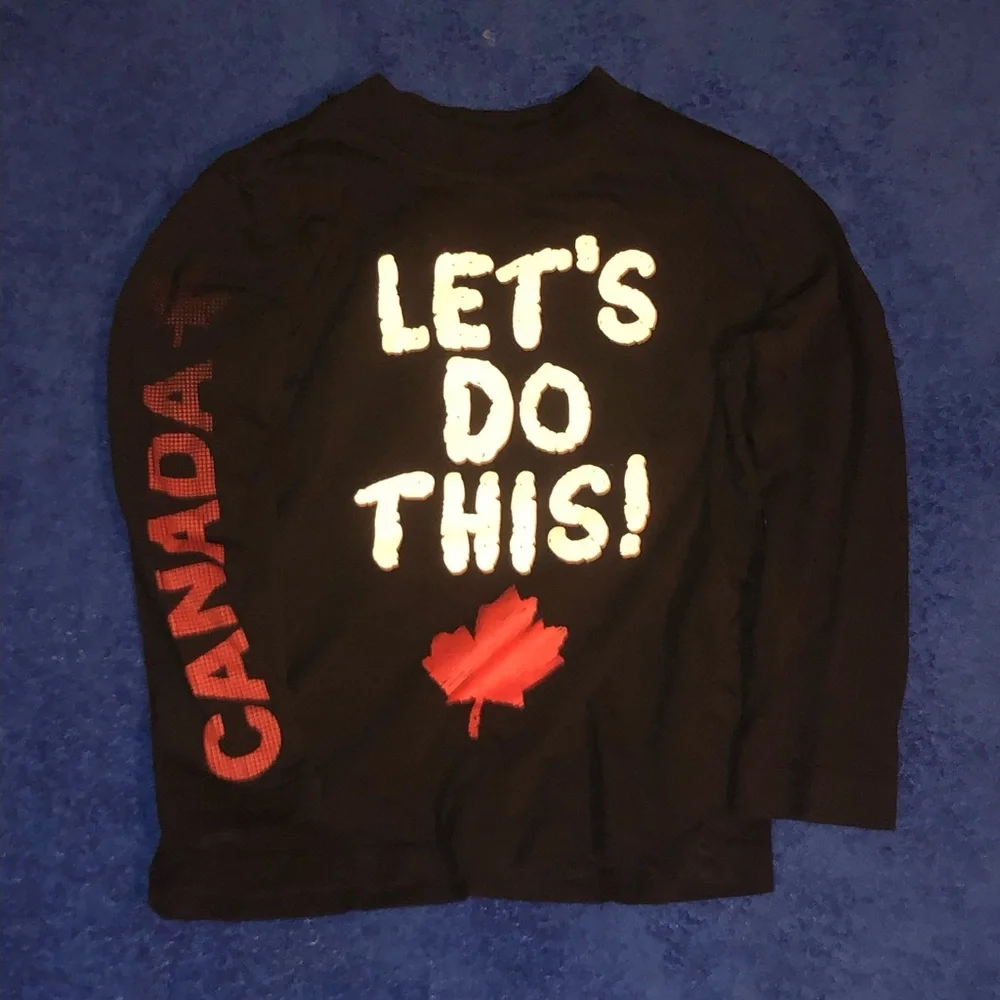 Joe Fresh Black Long Sleeve Kids Tee - Picture 1 of 4